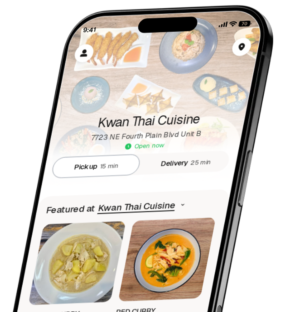 Kwan Thai Cuisine app preview